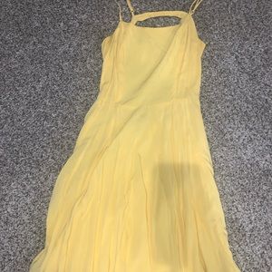 Yellow summer dress